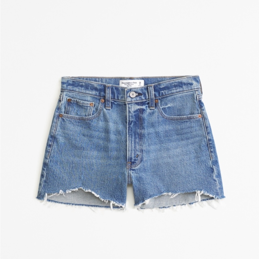 A&F - High Rise 4" Mom Short - Picture 8 of 16